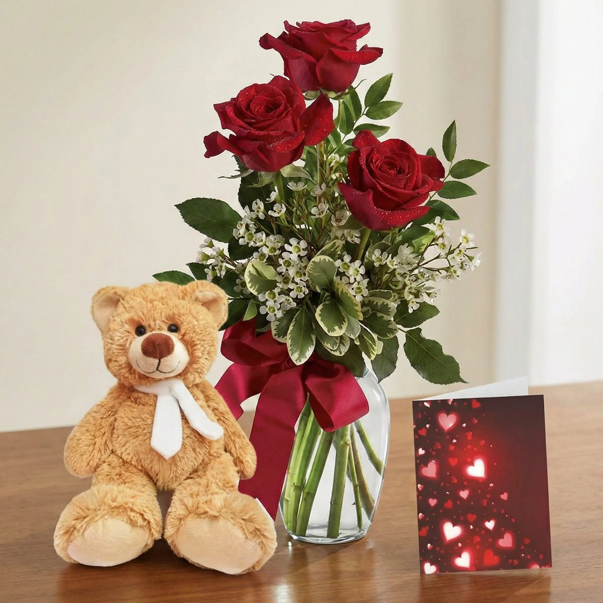 Rose, Teddy & Card Special - Image 3
